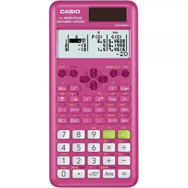 Casio fx115ESPLUS2 2nd Edition Advanced Scientific CalculatorCalculator  Pink Scientific Calculator