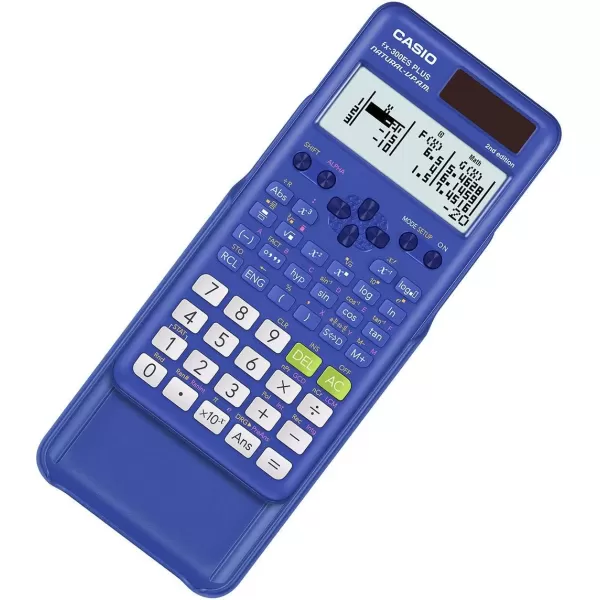 Casio fx300MSPLUS2 2nd Edition Standard Scientific CalculatorCalculator  Blue Scientific Calculator