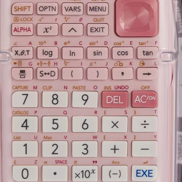 Casio fx9750GIII Standard Graphing Calculator Python and Natural Text Book Display BlackPink