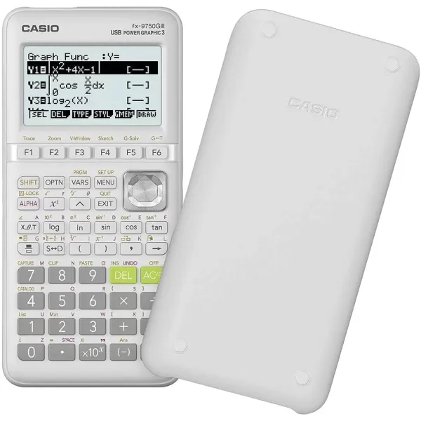 Casio fx9750GIII Standard Graphing Calculator Python and Natural Text Book Display BlackWhite