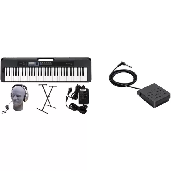 Casio Casiotone CTS300 61Key Portable KeyboardPremium Pack  Sustain Pedal