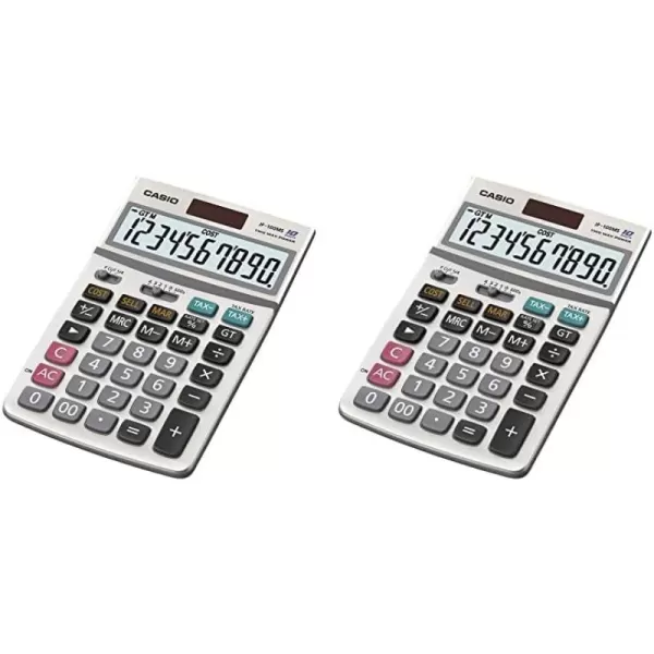 Casio Inc JF100BM Standard Function CalculatorMulticolor 4 14 x 6 781 Count Pack of 2