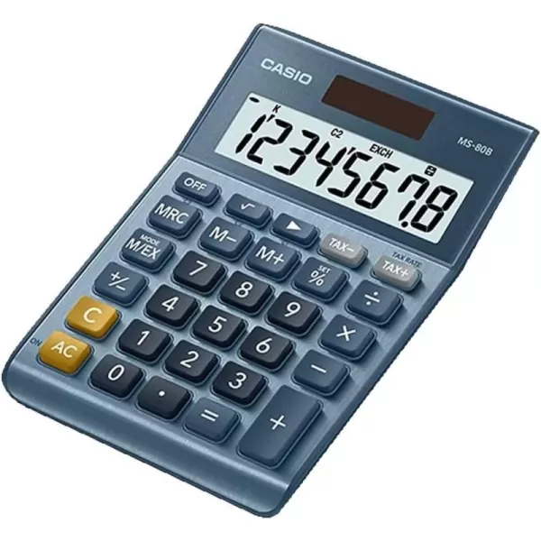 Casio MS80B Standard Function Desktop CalculatorBLUE