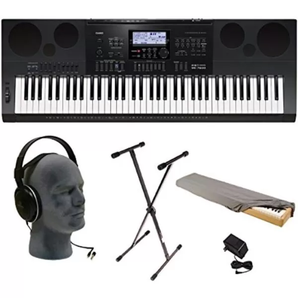 Casio WK6600 76Key Workstation KeyboardWK7600 PPA Premium Pack