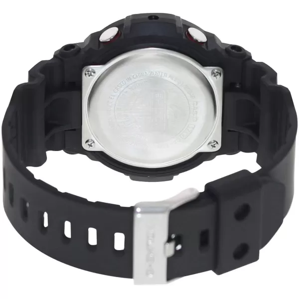 Casio Mens GShock 487 mm Quartz Sport Watch with Plastic Strap Black 293 Model GA2001A Gunmetal and Black AnalogDigital