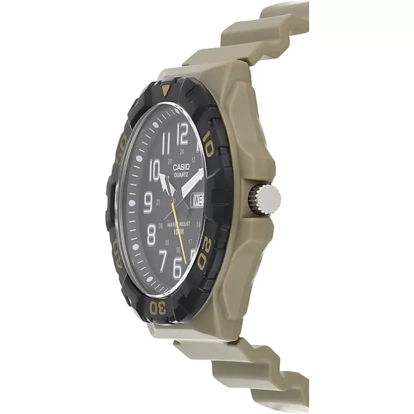 Casio Mens Military 3HD MRW210H5AVCF Quartz Watch Tan