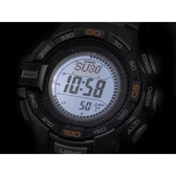 Casio Mens Pro Trek PRG2701 Tough Solar Triple Sensor Multifunction Digital Sport Watch