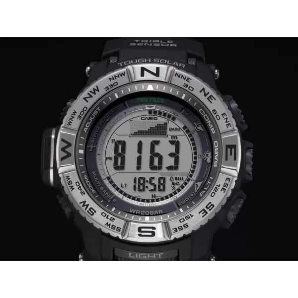 Casio Mens Pro Trek PRW35001CR Solar Powered Atomic Resin Digital Watch