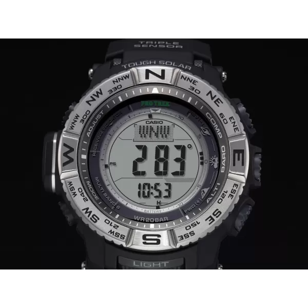 Casio Mens Pro Trek PRW35001CR Solar Powered Atomic Resin Digital Watch