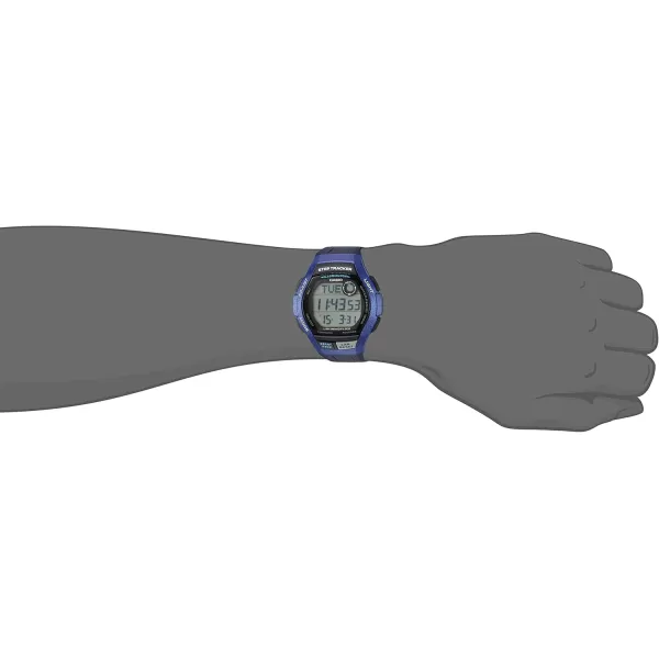 Casio Mens WS 2000H 2AVCF Step Tracker Digital Display Quartz Blue Watch