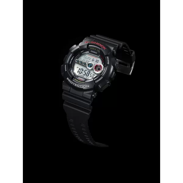 Casio Mens XL Series GShock Quartz 200M WR Shock Resistant ResinBlack