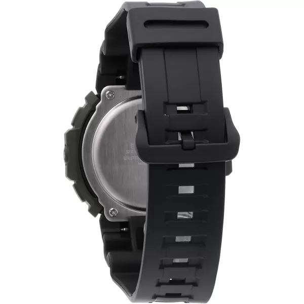 Casio Mud Resistant Stainless Steel Quartz Watch with Resin Strap Black 276 Model TRT110H1A2VCF standard adult