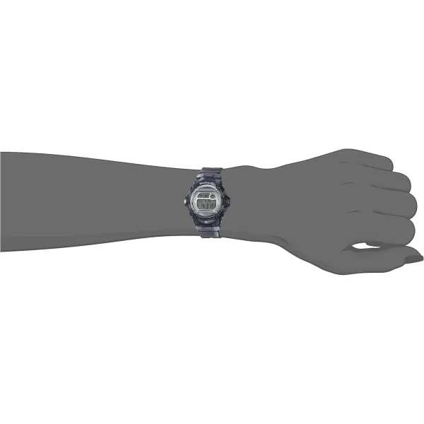 Casio Womens Baby G Quartz Watch with Resin Strap Gray 234 Model BG169R8M