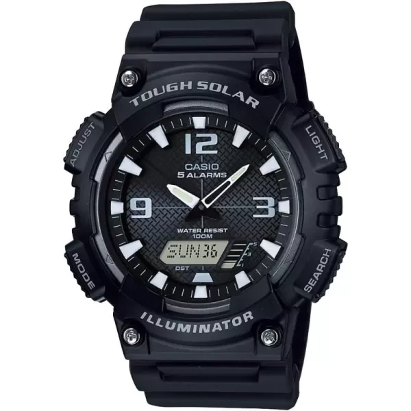 Casio AQS810W1AVCF Mens AQS810W1AV Solar Sport Combination Watch black