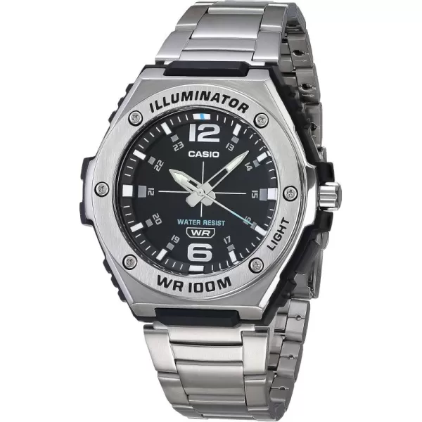 Casio Illuminator Mens Quartz 100M Water Resistant 3Year Battery Watch MWA100HD1AV