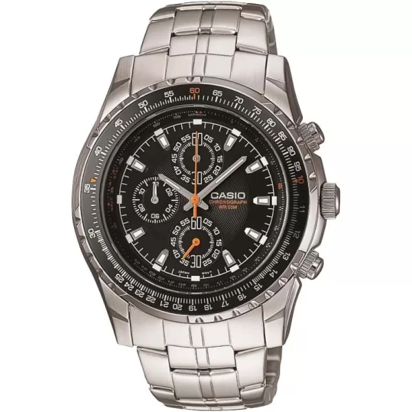 Casio Mens MTP4500D1AV Slide Rule Bezel Analog Chronograph Aviator Watch