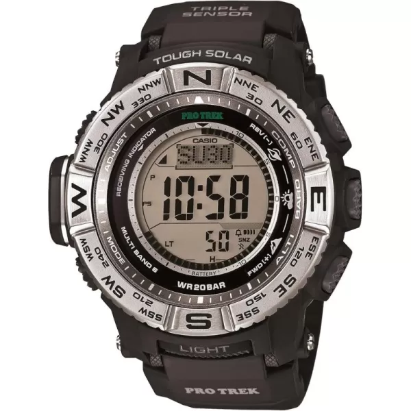 Casio Mens Pro Trek PRW35001CR Solar Powered Atomic Resin Digital Watch