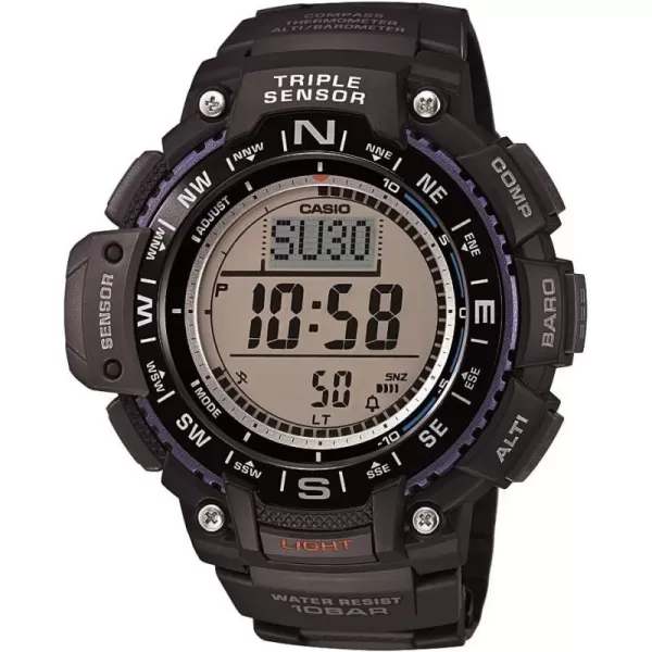 Casio Mens SGW10001ACR Triple Sensor Digital Display Quartz Black Watch