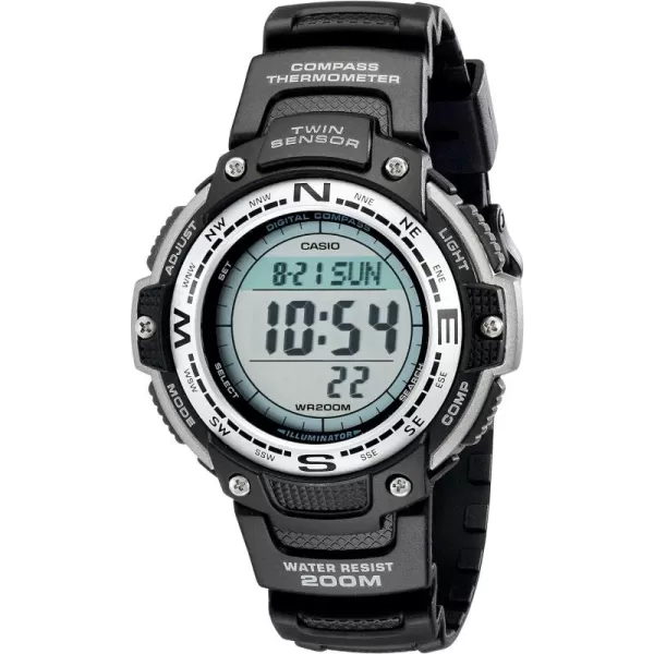 Casio Mens SGW1001V Digital Compass Twin Sensor Sport Watch