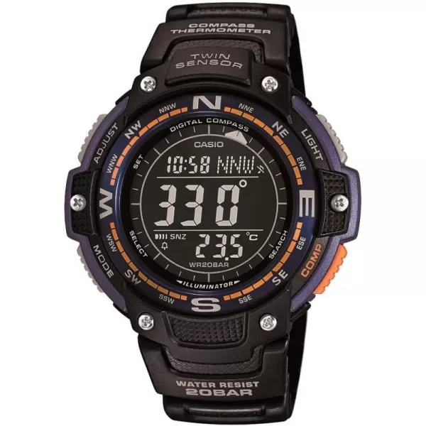 Casio Mens SGW1002BCF Twin Sensor Digital Display Quartz Black Watch