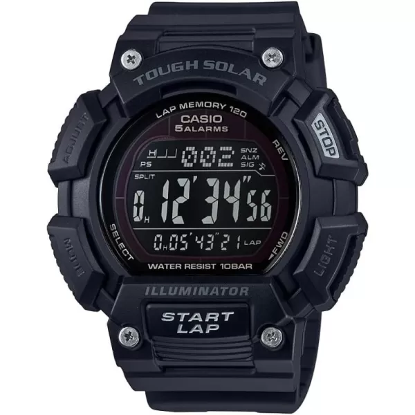 Casio Mens STLS110H1B2CF Tough Solar Digital Display Quartz Black Watch