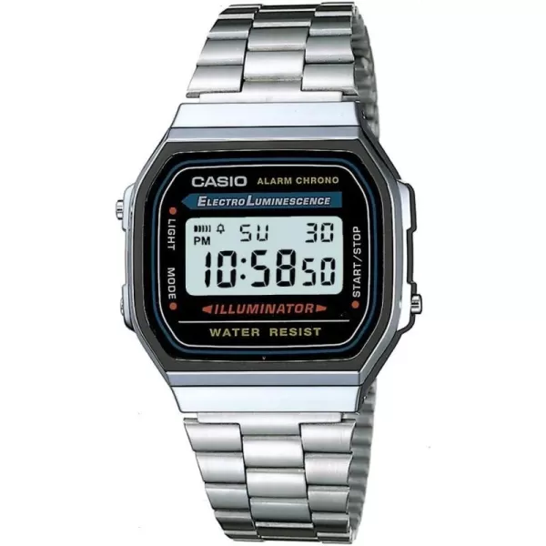 Casio Mens Vintage A168WA1 Electro Luminescence Watch