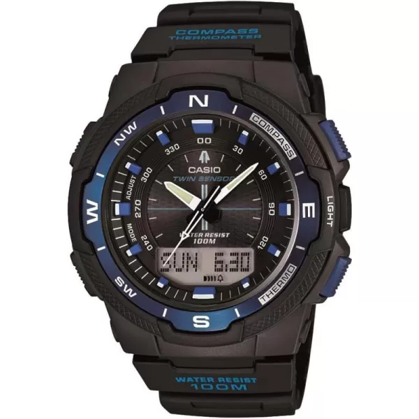 Casio Sports JapaneseQuartz Watch with Resin Strap Black 18 Model SGW500H2BV