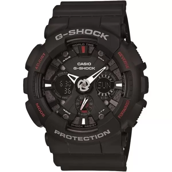 Mens Black GShock Analog Digital AntiMagnectic Model Number GA1201ADR