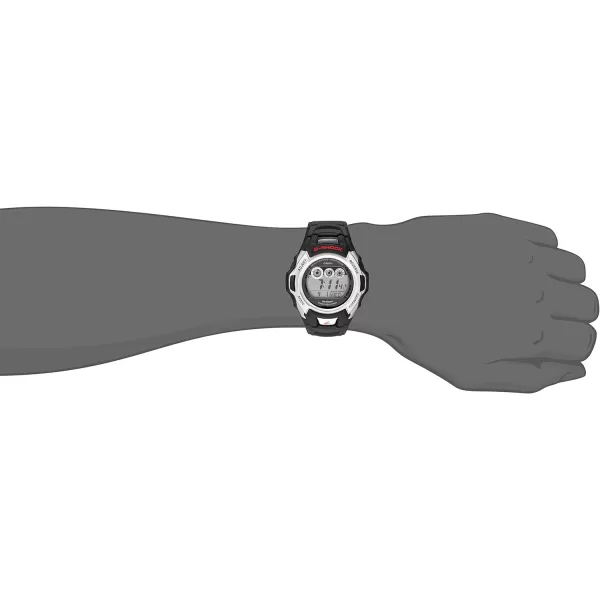 GShock Mens Tough Solar Black Resin Sport WatchChronograph Digital