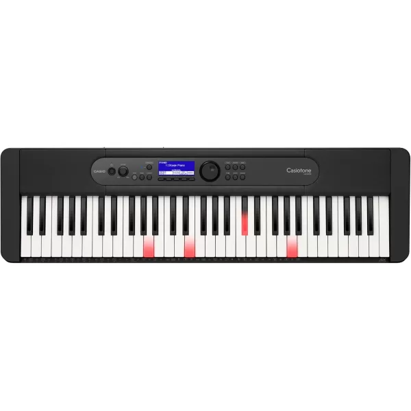 Casio Casiotone LKS450 61Key Portable Keyboard with Key Lighting SystemKeyboard  Adapter