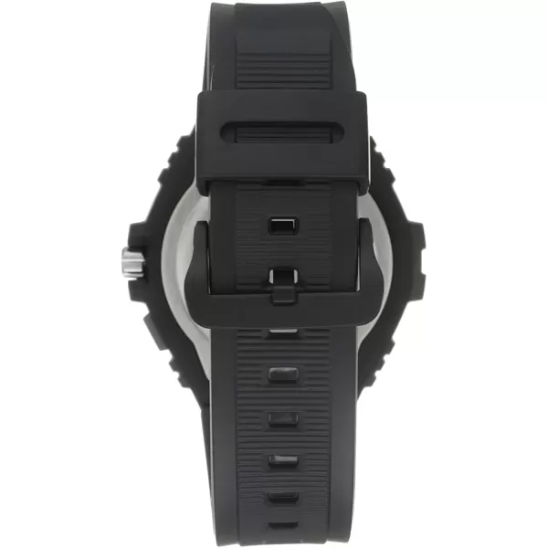 Casio Illuminator Metal Bezel Heavy Duty Resin Band Black Dial Model MWA100H7AV