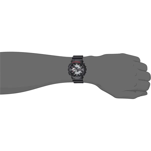 Casio Mens GA110 XL Series GShock Quartz 200M WR Shock Resistant WatchBlack