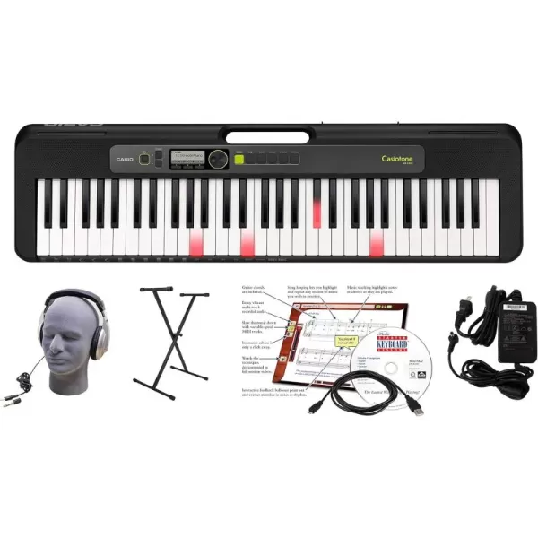 Casio Casiotone LKS250 61Key Portable Keyboard with Key Lighting SystemEducational Pack