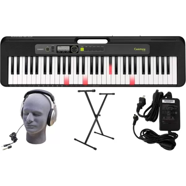 Casio Casiotone LKS250 61Key Portable Keyboard with Key Lighting SystemPremium Pack