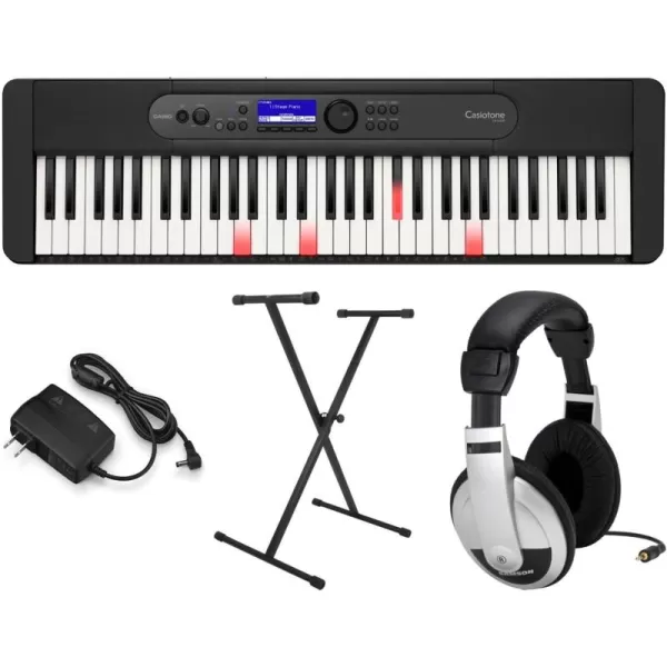 Casio Casiotone LKS450 61Key Portable Keyboard with Key Lighting SystemPremium Pack