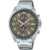 imageCasio Edifice Mens Stainless Steel Chronograph Date Indicator 438mm Watch EFV610D3CVBrown