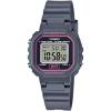 imageCasio LA20WH Series  Womens Digital Watch  Water Resistant  LED Light  Auto Calendar  Date Display  1100 SEC Stopwatch  Regular Time Keeping HR Min SEC PM Date Day  5 Yr BattGreyPink