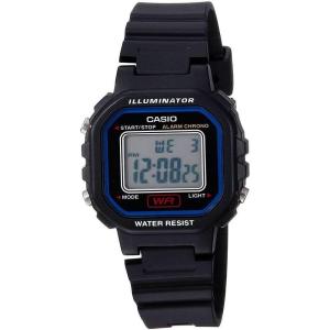 imageCasio LA20WH Series  Womens Digital Watch  Water Resistant  LED Light  Auto Calendar  Date Display  1100 SEC Stopwatch  Regular Time Keeping HR Min SEC PM Date Day  5 Yr BattBlackBlack