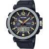 imageCasio PRG600 Series  Pro Trek  100M WR  1100 SEC Stop Watch  CompassAltBaroThermo  Tough Solar PowerAtomic Timekeeping  1100 SEC Stopwatch  Countdown Timer  World TimeBlack