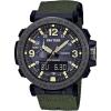 imageCasio PRG600 Series  Pro Trek  100M WR  1100 SEC Stop Watch  CompassAltBaroThermo  Tough Solar PowerAtomic Timekeeping  1100 SEC Stopwatch  Countdown Timer  World TimeGreen