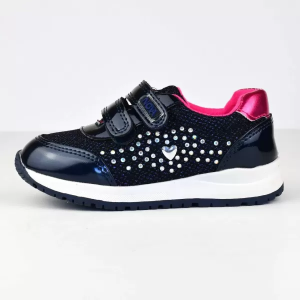 Nova Utopia Toddler Little Girls Sneaker ShoesNfgs320  Darkblue