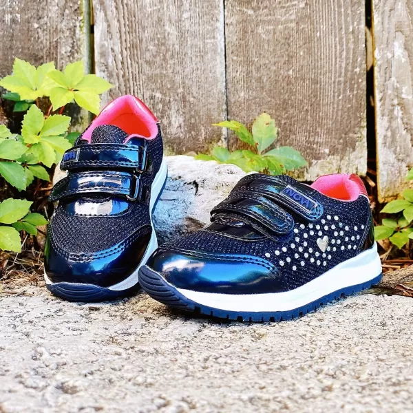 Nova Utopia Toddler Little Girls Sneaker ShoesNfgs320  Darkblue