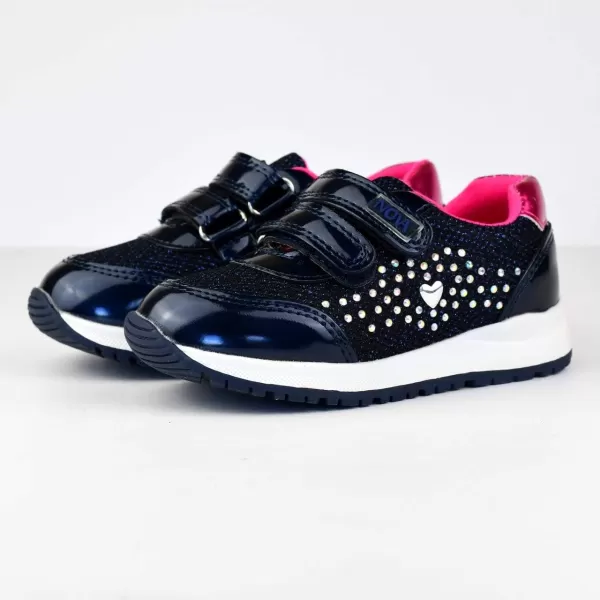 Nova Utopia Toddler Little Girls Sneaker ShoesNfgs320  Darkblue