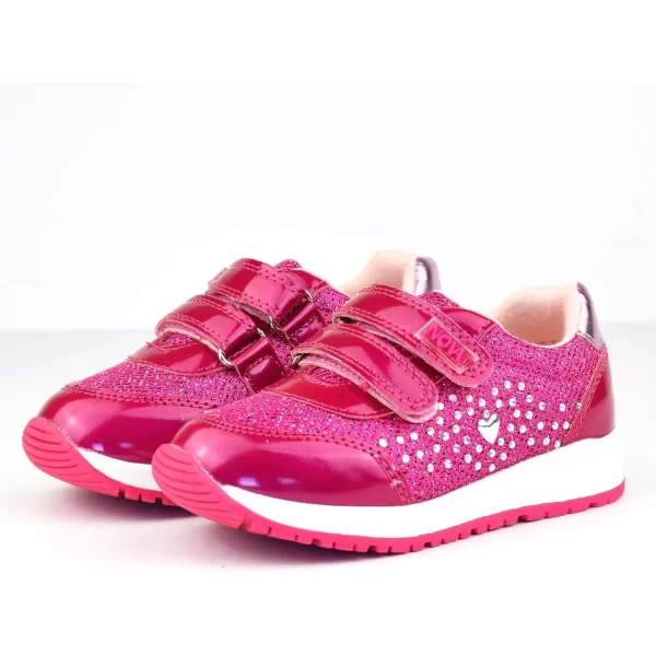 Nova Utopia Toddler Little Girls Sneaker ShoesNfgs320  Fuchsia