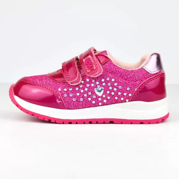 Nova Utopia Toddler Little Girls Sneaker ShoesNfgs320  Fuchsia