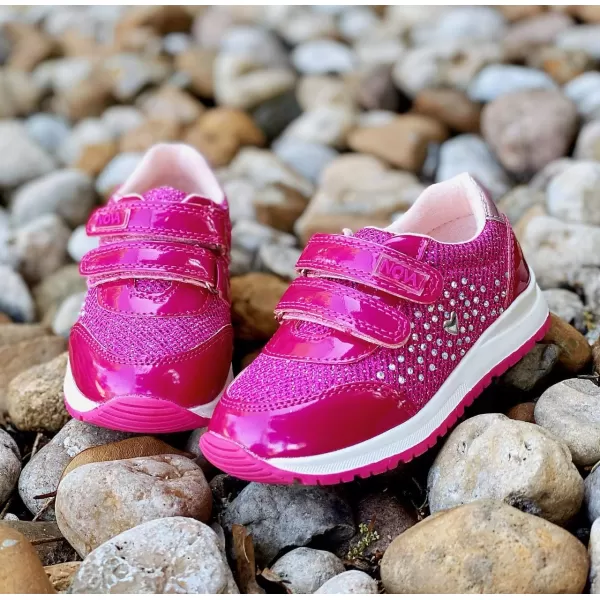 Nova Utopia Toddler Little Girls Sneaker ShoesNfgs320  Fuchsia