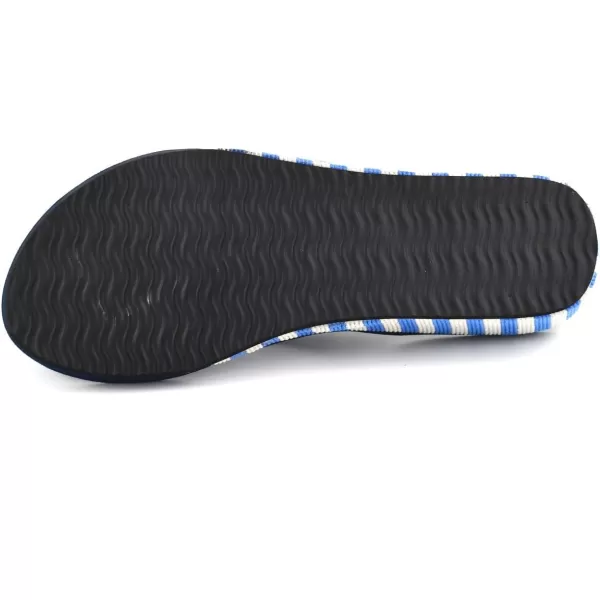 Nova Utopia Womens Casual Summer Wedge SandalsNf21 Oceanstripe