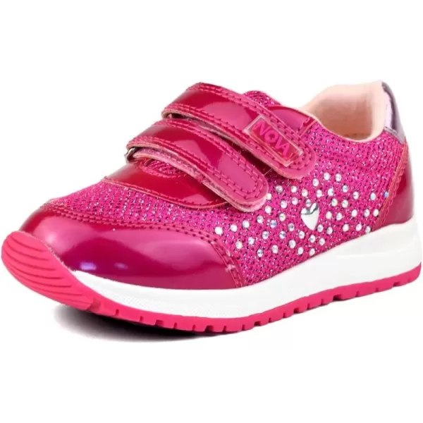 Nova Utopia Toddler Little Girls Sneaker ShoesNfgs320  Fuchsia