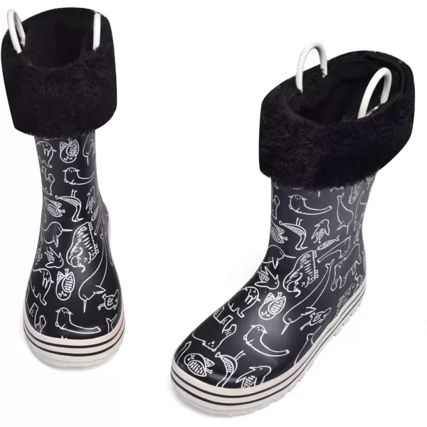 Nova Girls Winter Snow BootsNfrb120b  Animalblack