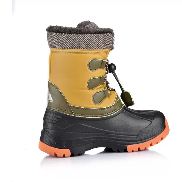 Nova Mountain Boys and Girls Waterproof Winter Snow BootsNfwb01  Khaki